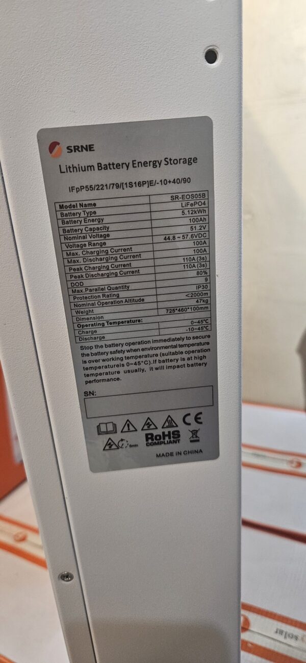 48v 100Ah 5kWh Lithium Ion Power Battery - Image 3